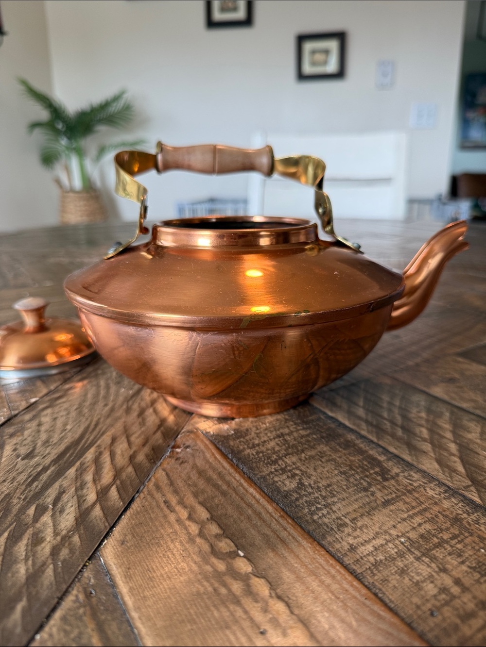 Copper Tea pot - Picture 7 of 10
